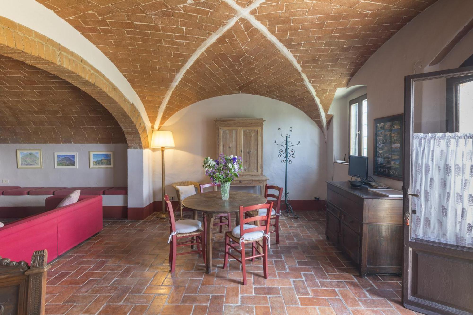 Castello Ginori Di Querceto Lägenhet Querceto  Rum bild